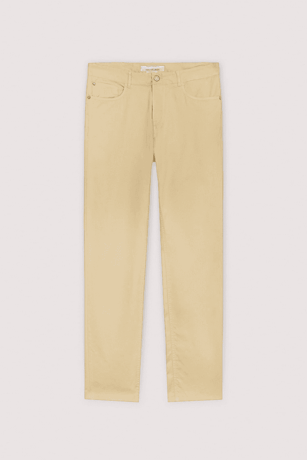 TRUSSARDI pantalone slim fit uomo beige - 6