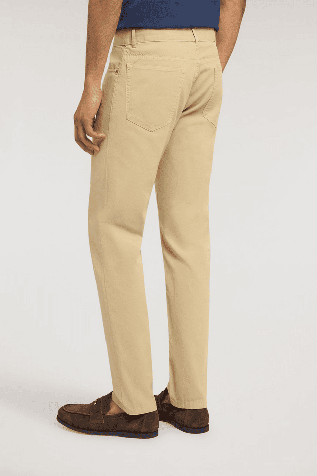 TRUSSARDI pantalone slim fit uomo beige - 4