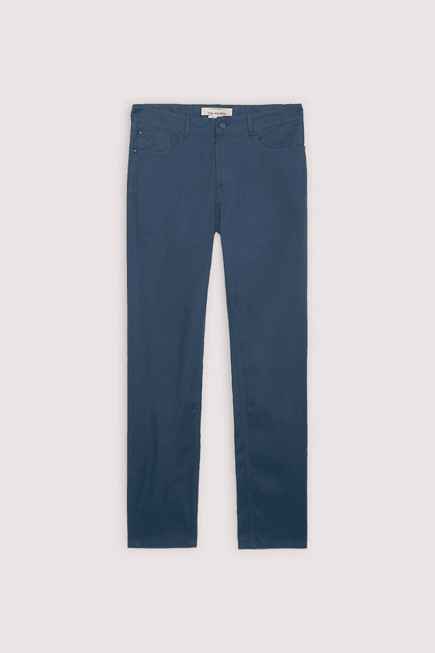TRUSSARDI pantalone slim fit uomo blue navy - 6