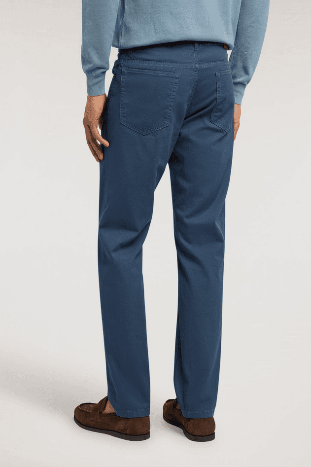 TRUSSARDI pantalone slim fit uomo blue navy - 4