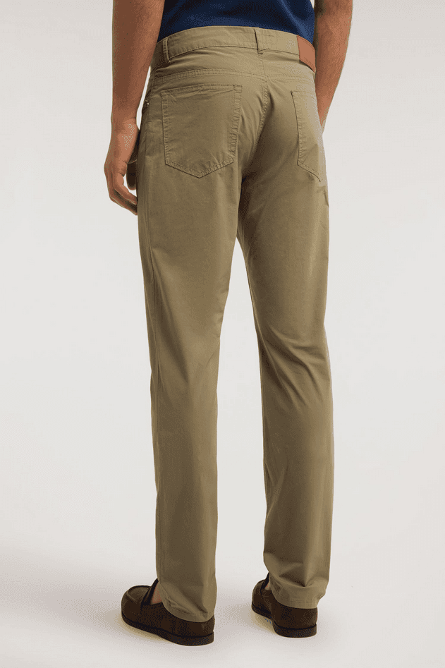TRUSSARDI pantalone slim fit uomo dark green - 3
