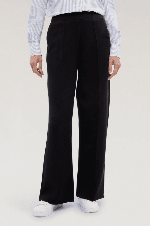 TRUSSARDI pantalone in scuba donna nero - 2
