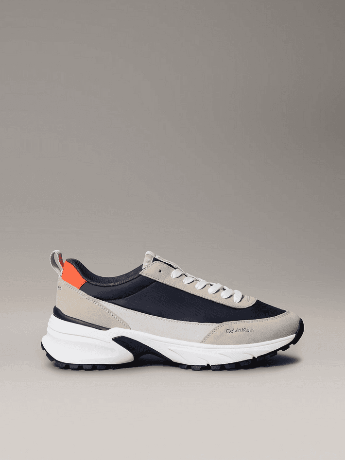 calvin klein sneakers uomo beige-blue - 7