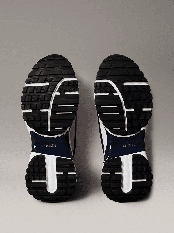 calvin klein sneakers uomo beige-blue - 4