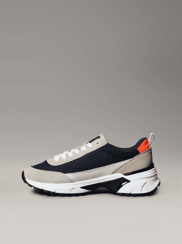 calvin klein sneakers uomo beige-blue - 6