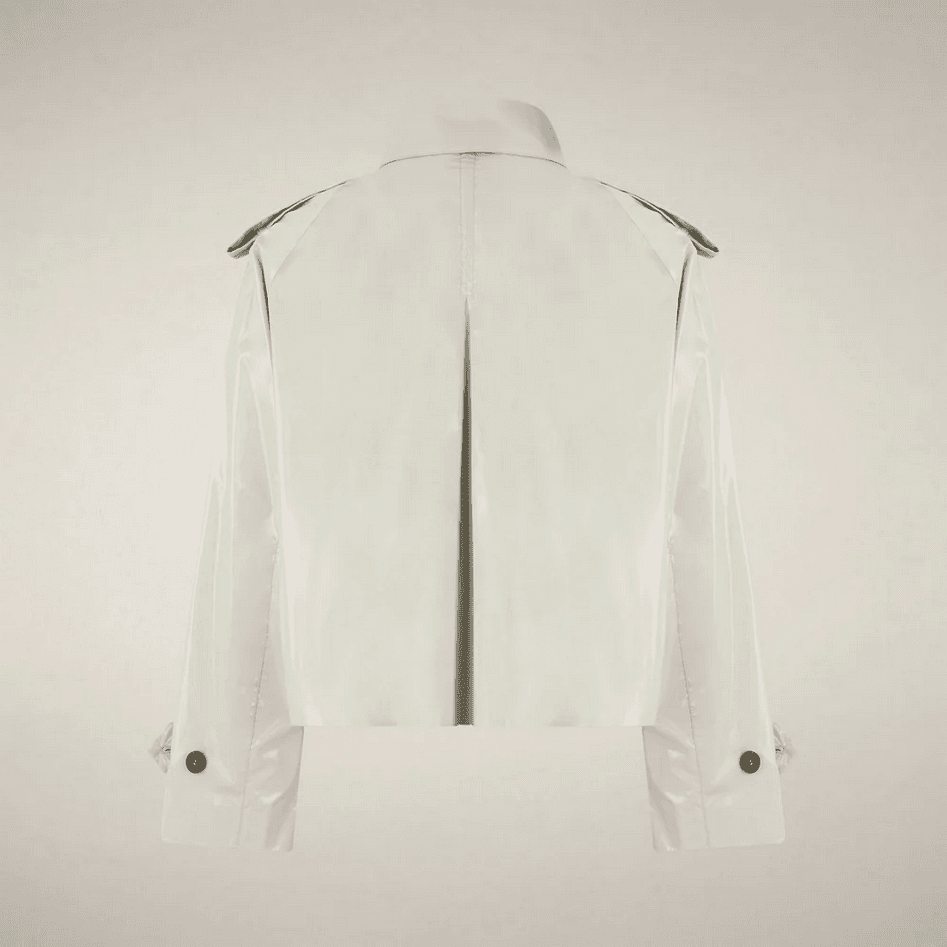 SAVE THE DUCK giubbino trench donna beige chiaro - 4