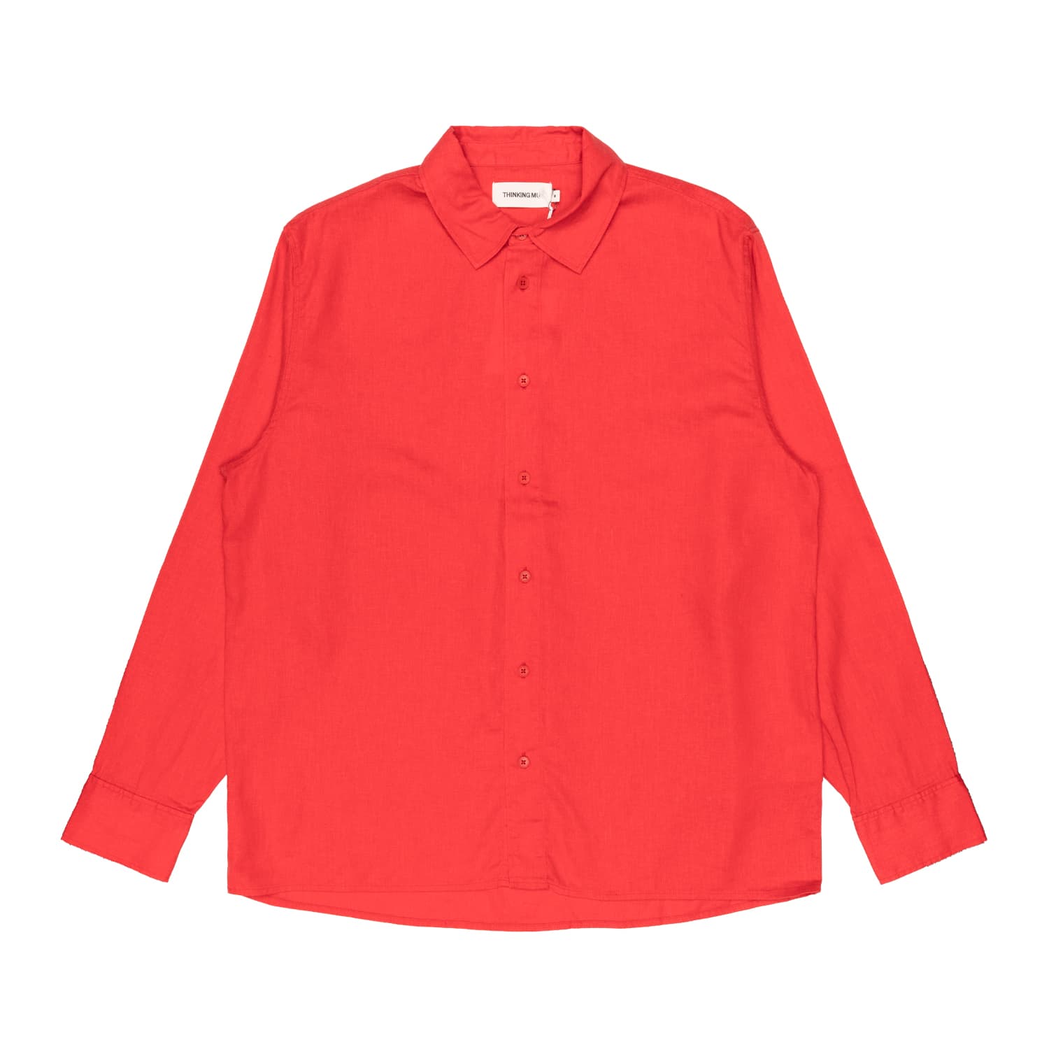 THINKING MU Shirt Uomo Thinking Mu Clavel Hemp Jimbo red - 4