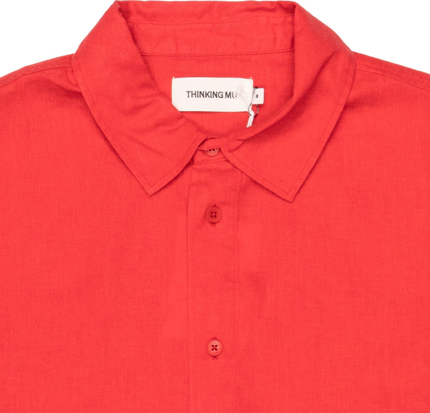 THINKING MU Shirt Uomo Thinking Mu Clavel Hemp Jimbo red - 2