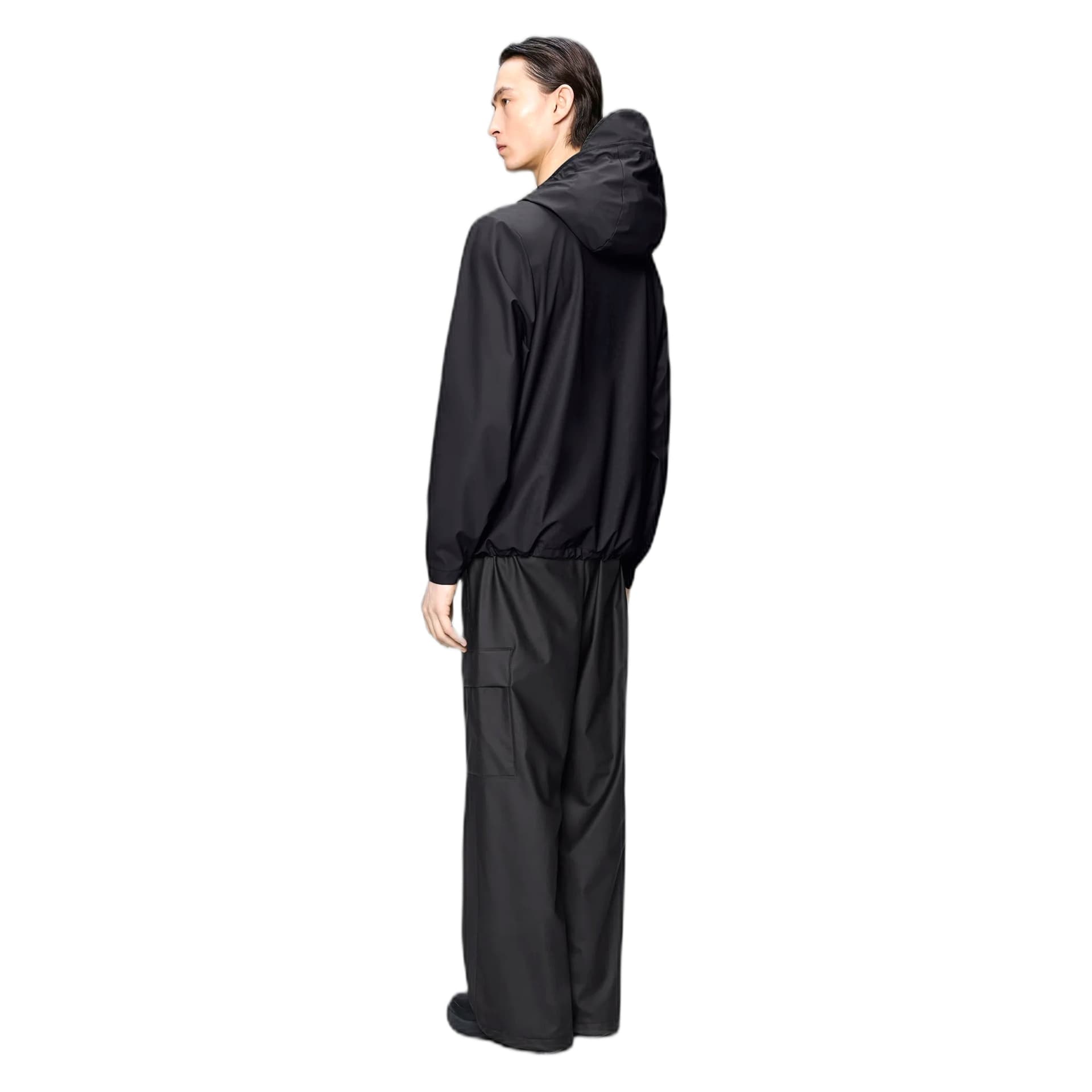 RAINS giacca rains pocket jacket w3 - black - 4