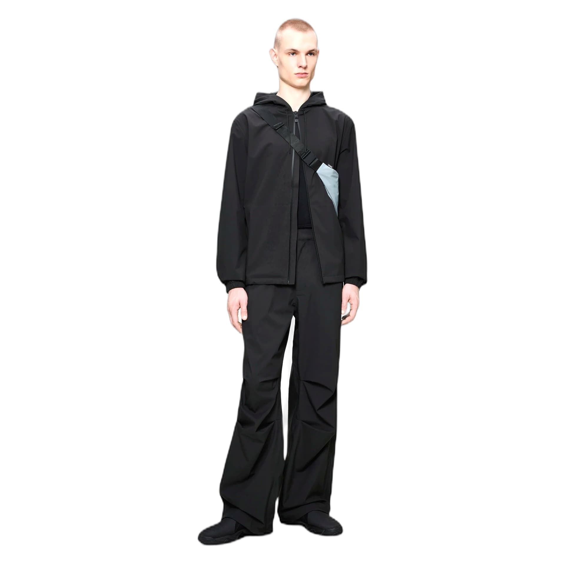RAINS giacca rains suva hardshell jacket w3 - black - 3