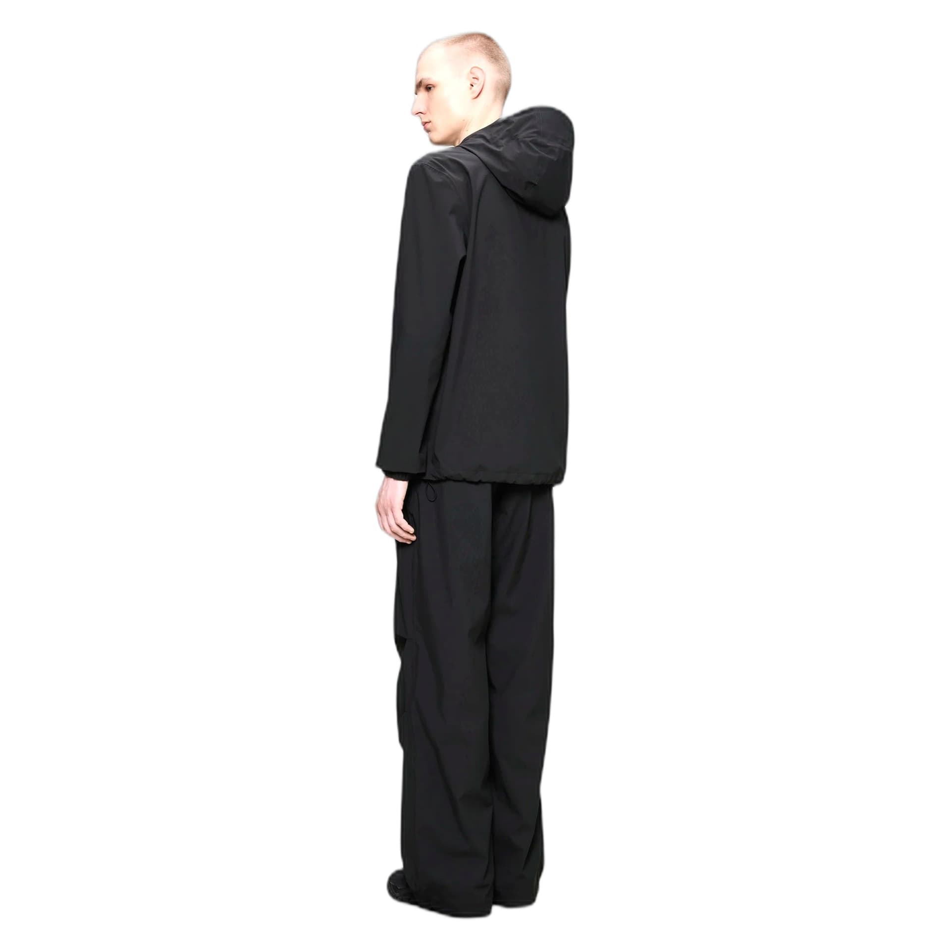 RAINS giacca rains suva hardshell jacket w3 - black - 4