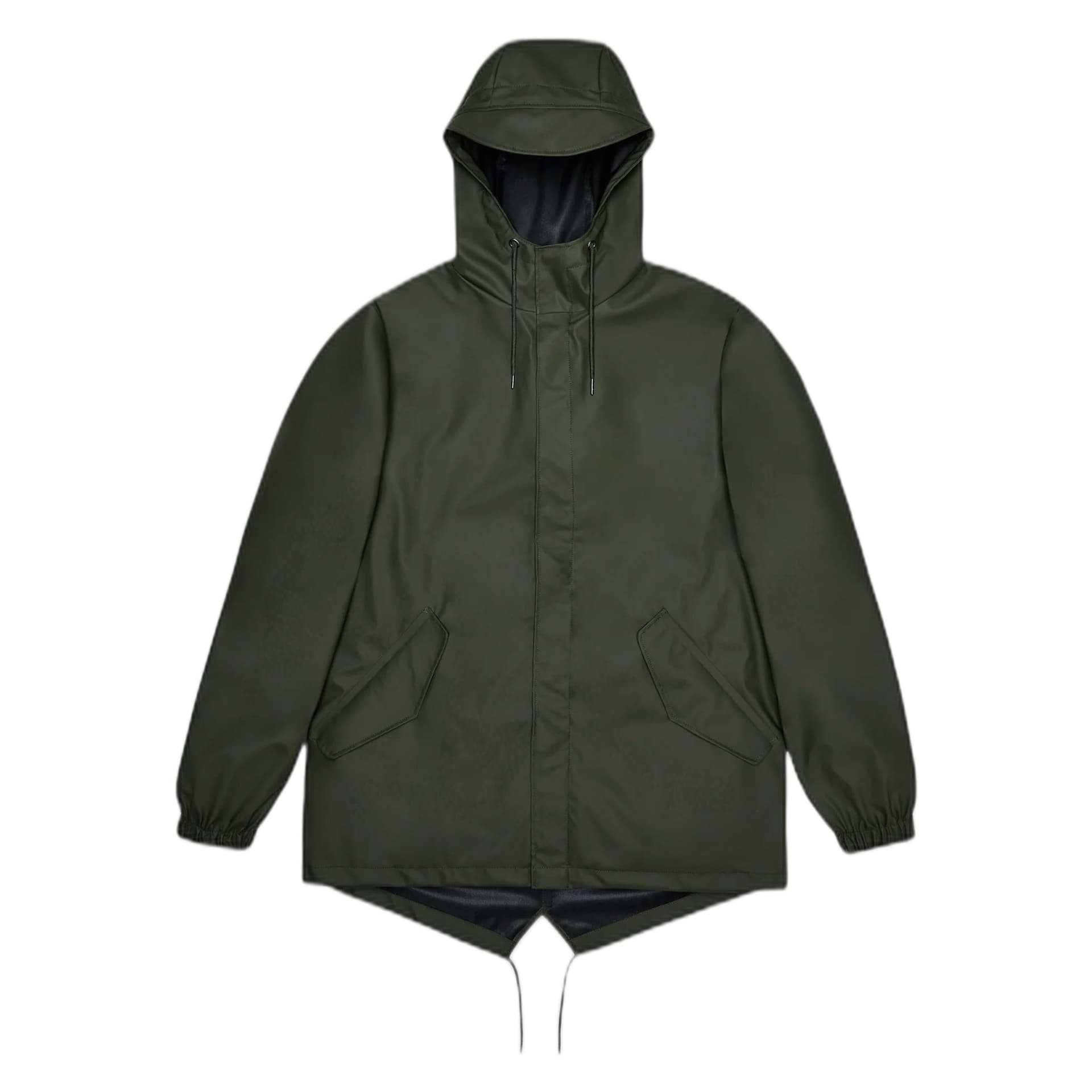 RAINS giacca rains fishtail jacket - green - 5