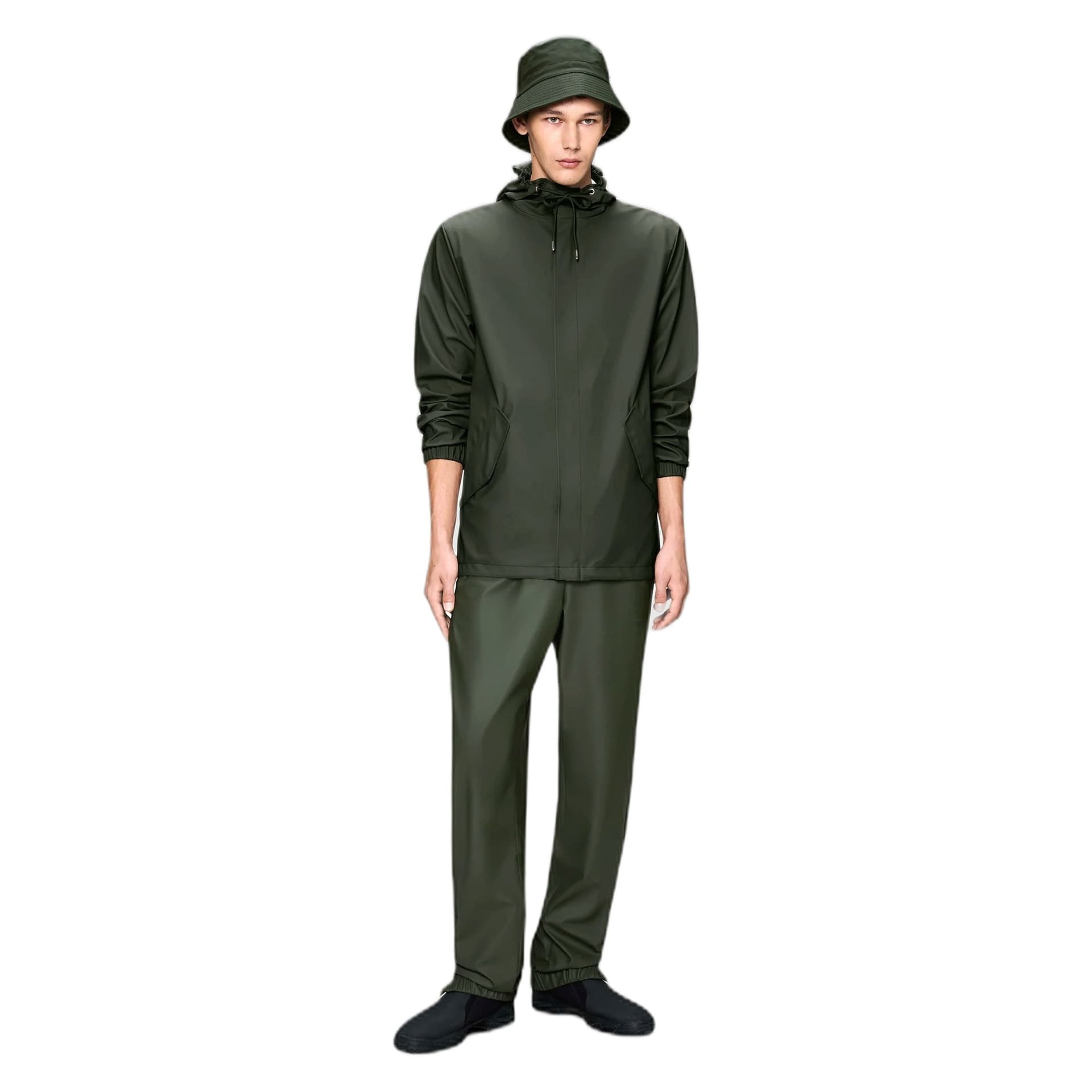 RAINS giacca rains fishtail jacket - green - 2