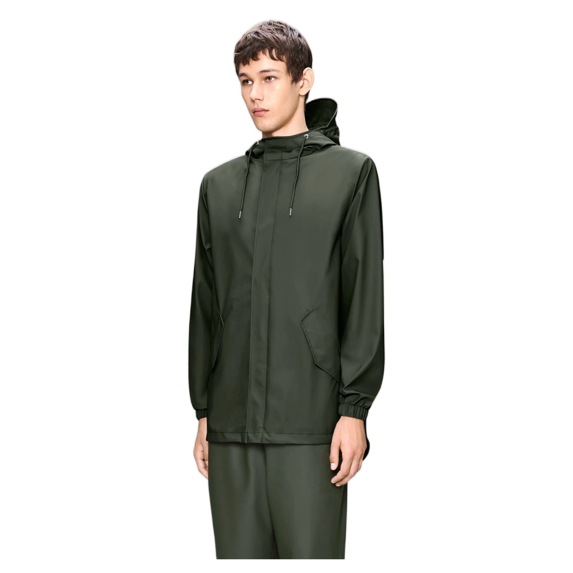 RAINS giacca rains fishtail jacket - green - 3