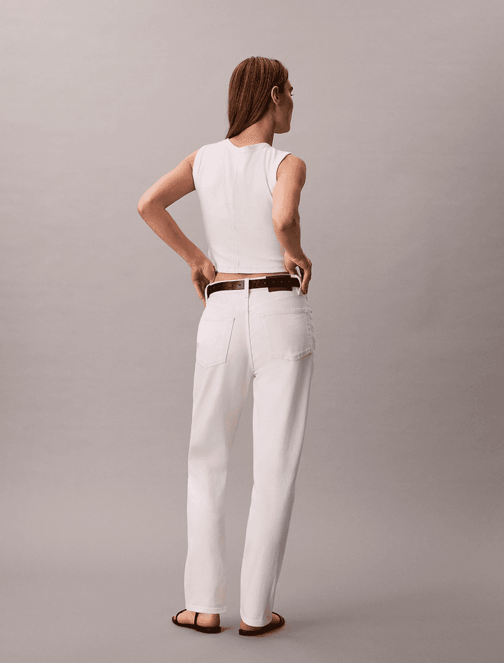 calvin klein jeans donna bianco - 5