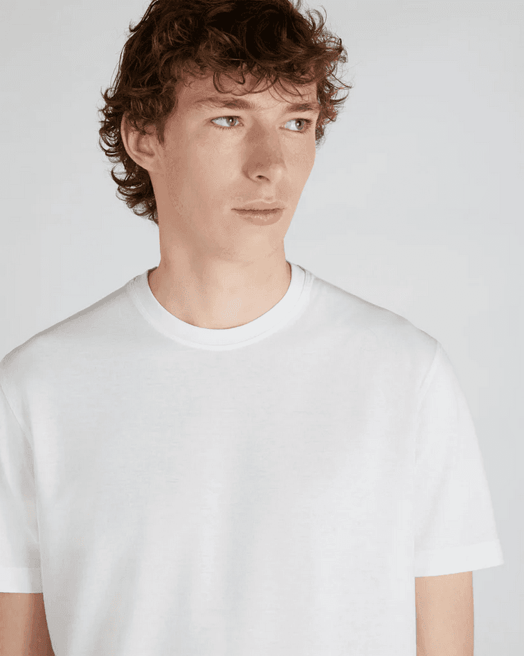 Zanone t-shirt slim fit uomo bianco - 3