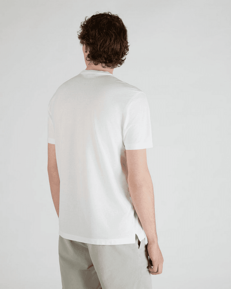 Zanone t-shirt slim fit uomo bianco - 4