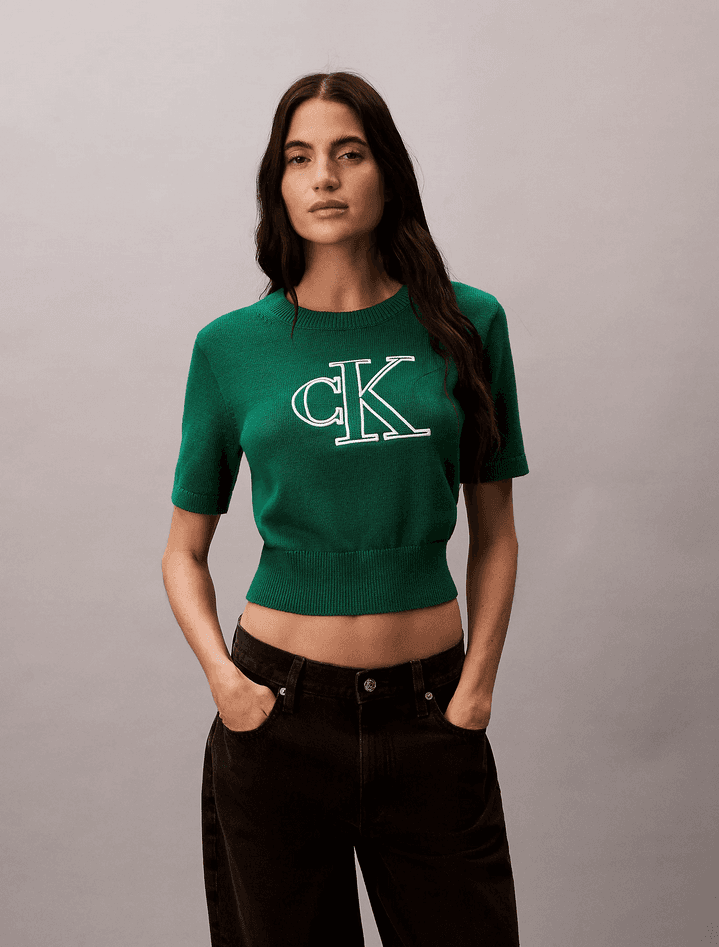 calvin klein maglia donna verde - 6