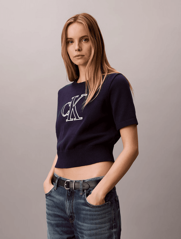 calvin klein maglia donna evening blue - 6