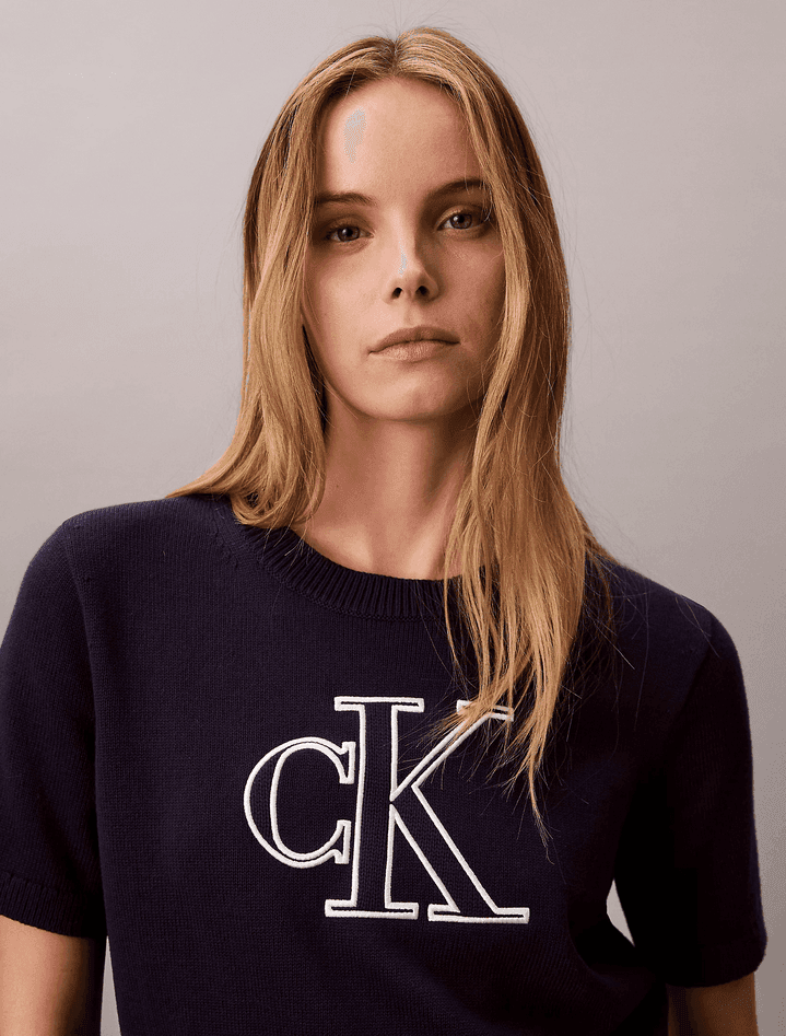 calvin klein maglia donna evening blue - 2