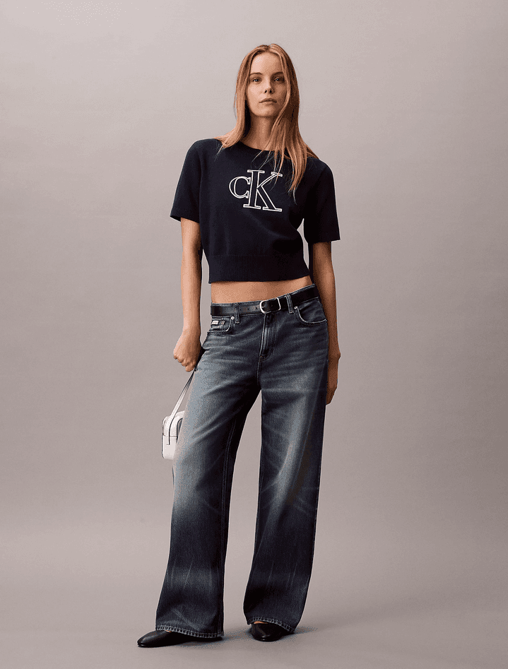 calvin klein maglia donna evening blue - 3