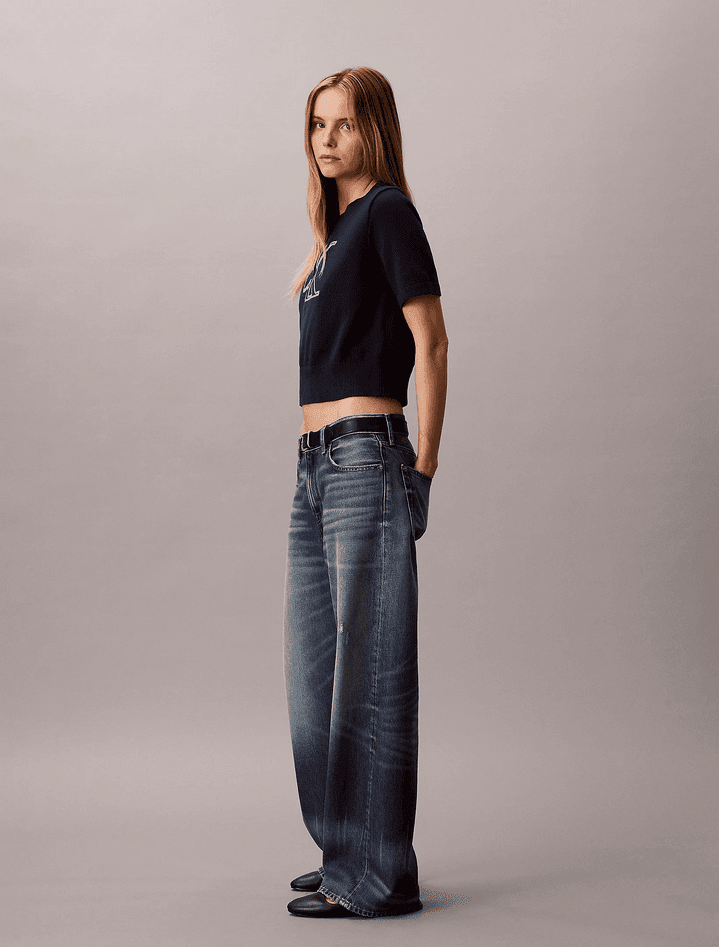 calvin klein maglia donna evening blue - 4