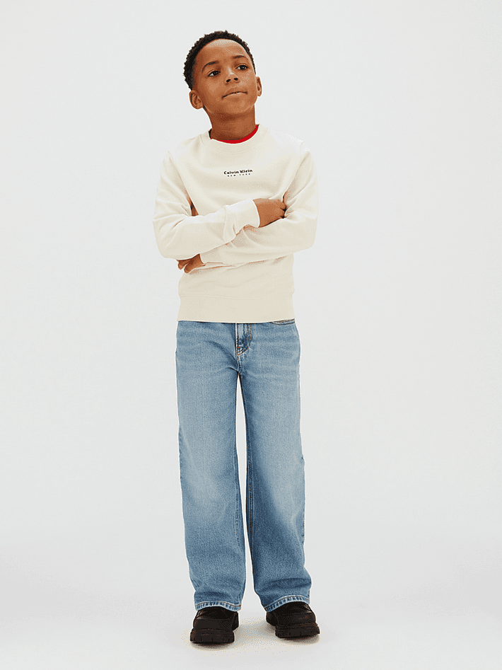 CALVIN KLEIN KIDS felpa con logo bambino - 5