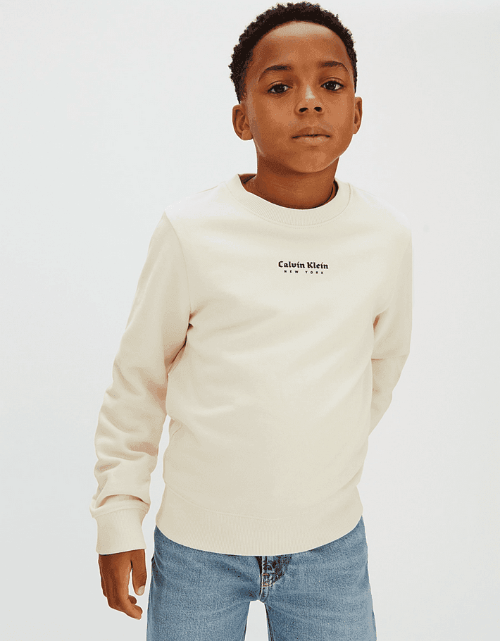 CALVIN KLEIN KIDS felpa con logo bambino - 3