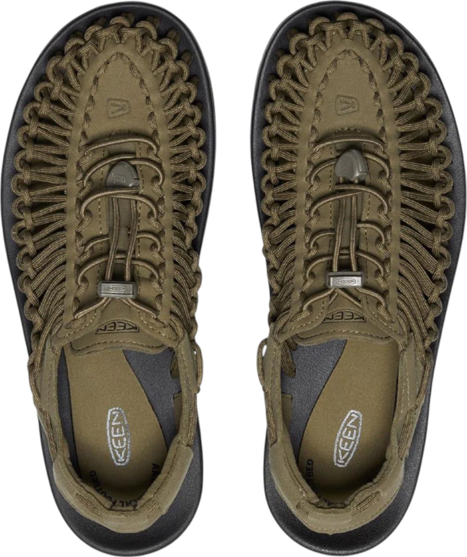 KEEN sandali da uomo keen uneek da trekking - dark olive / black - 3