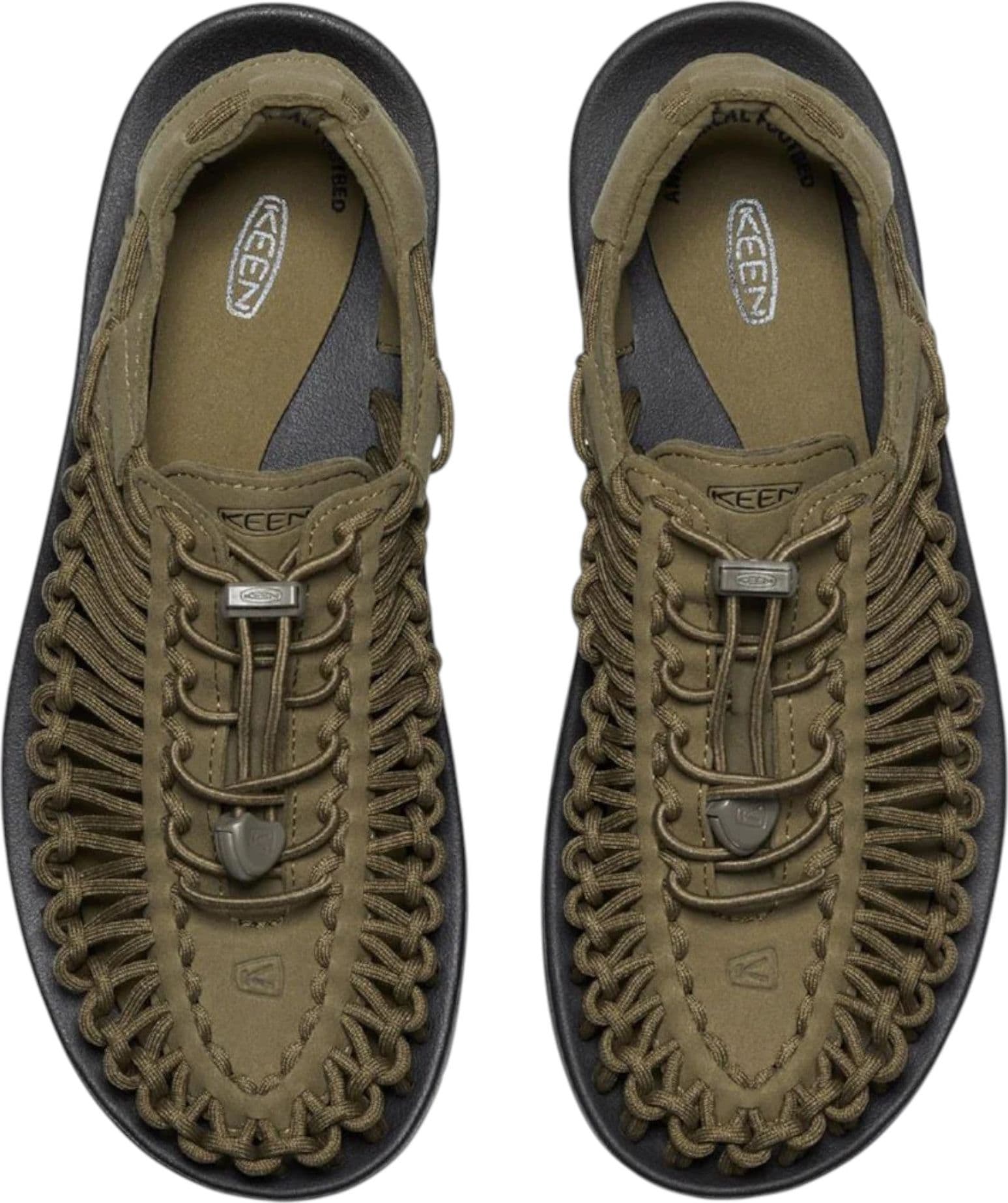 KEEN sandali da uomo keen uneek da trekking - dark olive / black - 4
