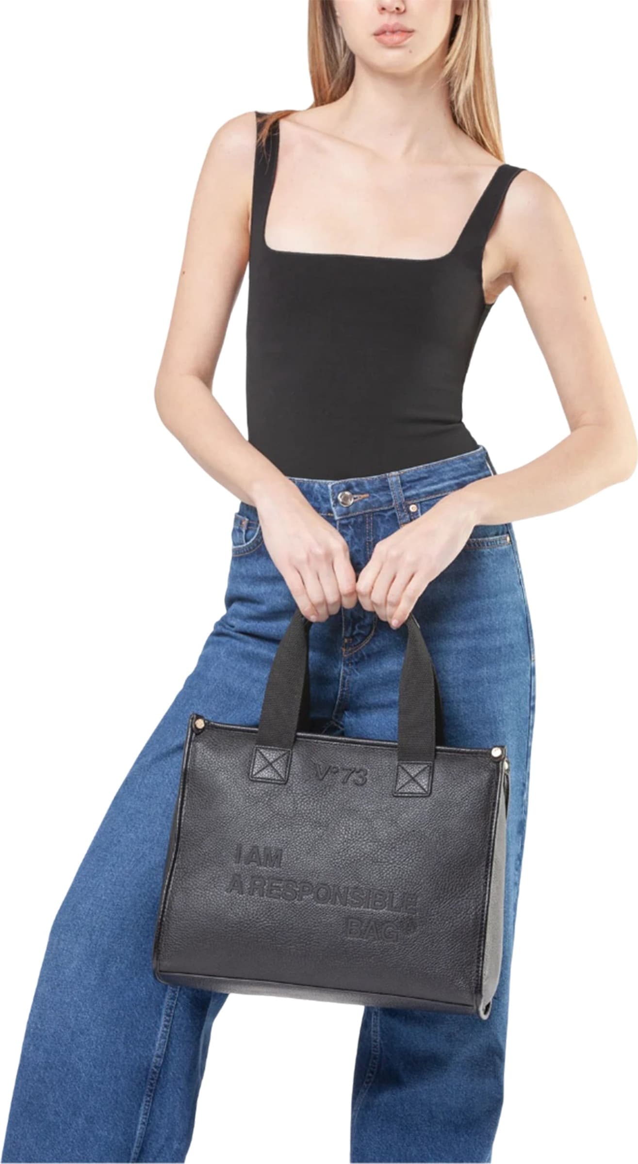 V73 Borsa Donna v73 73bs8f302-001 Nero - 6