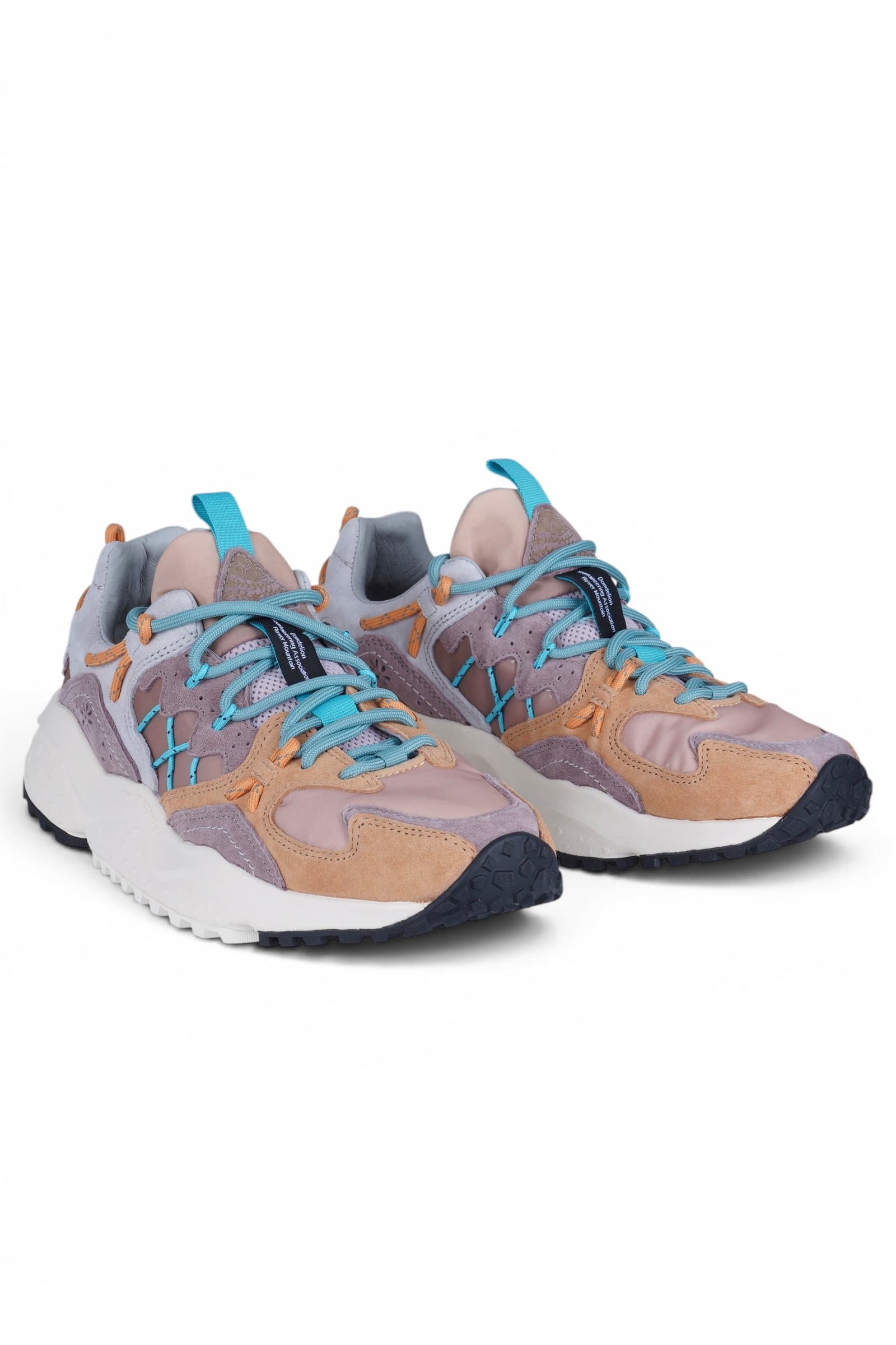 FLOWER MOUNTAIN Flower Mountain - Sneakers - 470441 - Turchese/Lilla - 2