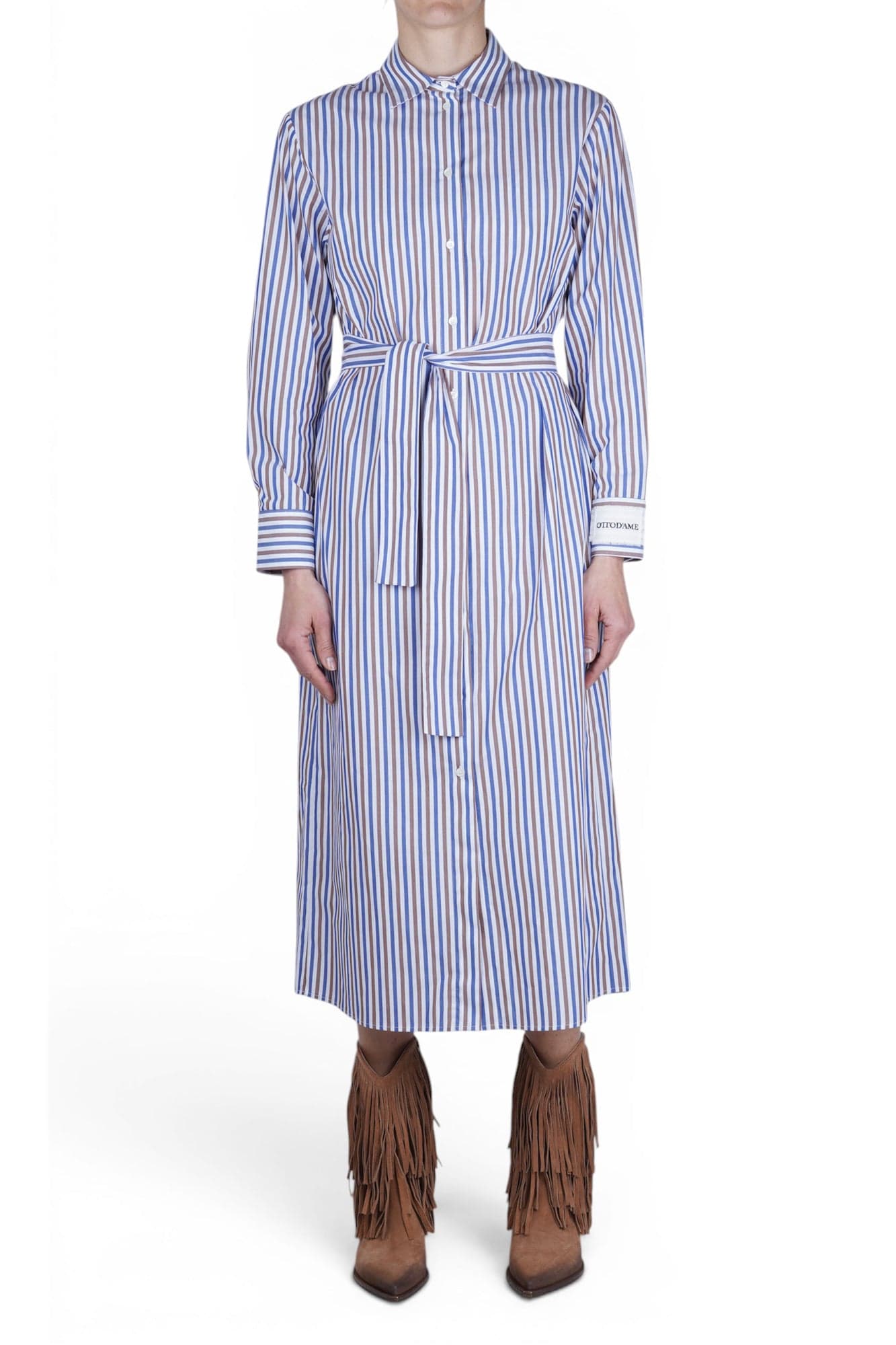 OTTOD'AME Ottod'ame - Abito - 470735 - Blu/Marrone - 3