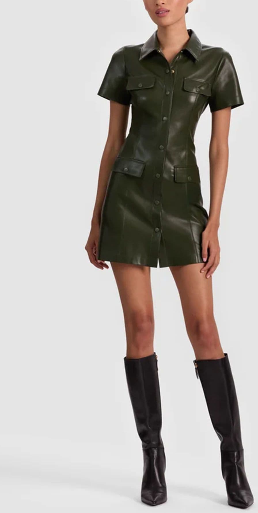 Alice + Olivia  Abiti Verde militare - 2
