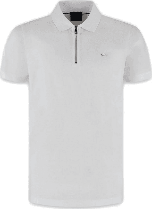 Paul&amp;Shark polo con zip uomo bianco - 3