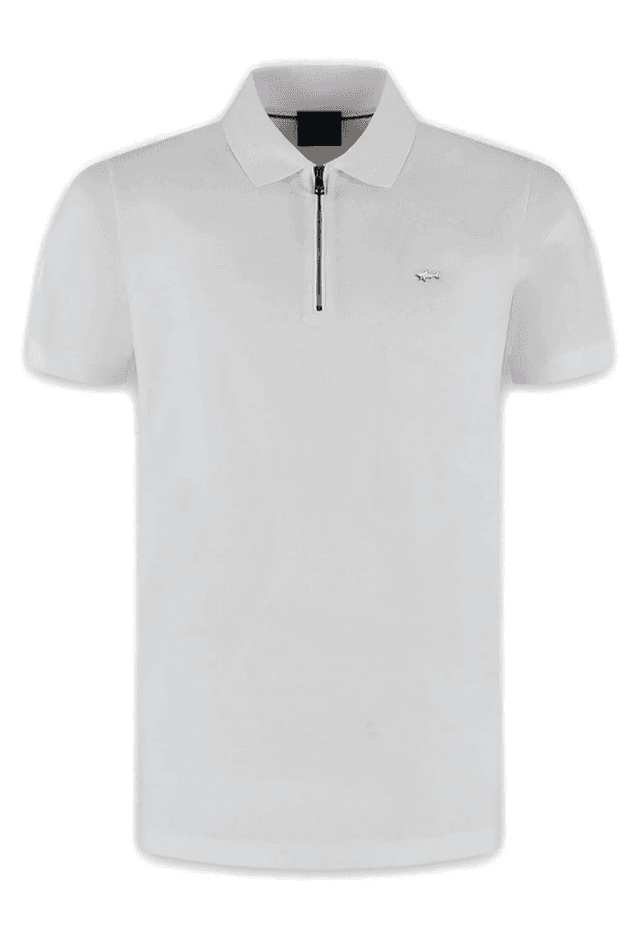Paul&amp;Shark polo con zip uomo bianco - 3
