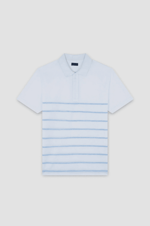 Paul&amp;Shark polo a righe uomo bianco-azzurro - 3