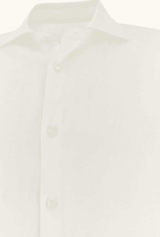 Paul&amp;Shark camicia in lino uomo bianco - 4