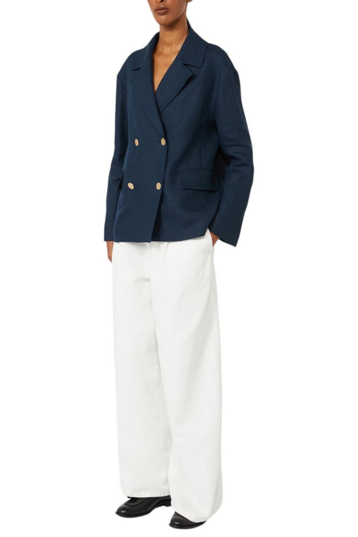S Max Mara  Giacconi Blu - 4