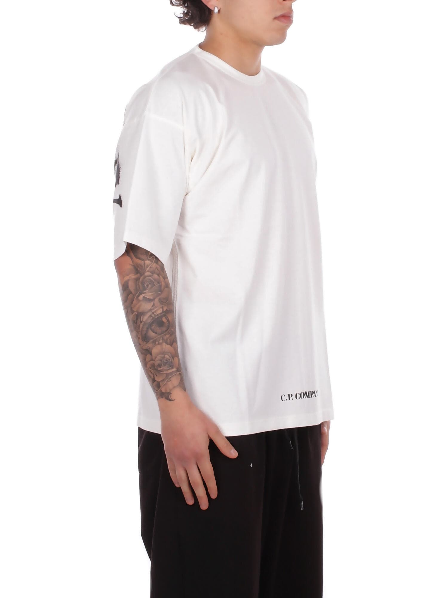 CP COMPANY  T-shirt e Polo Gauze white - 6