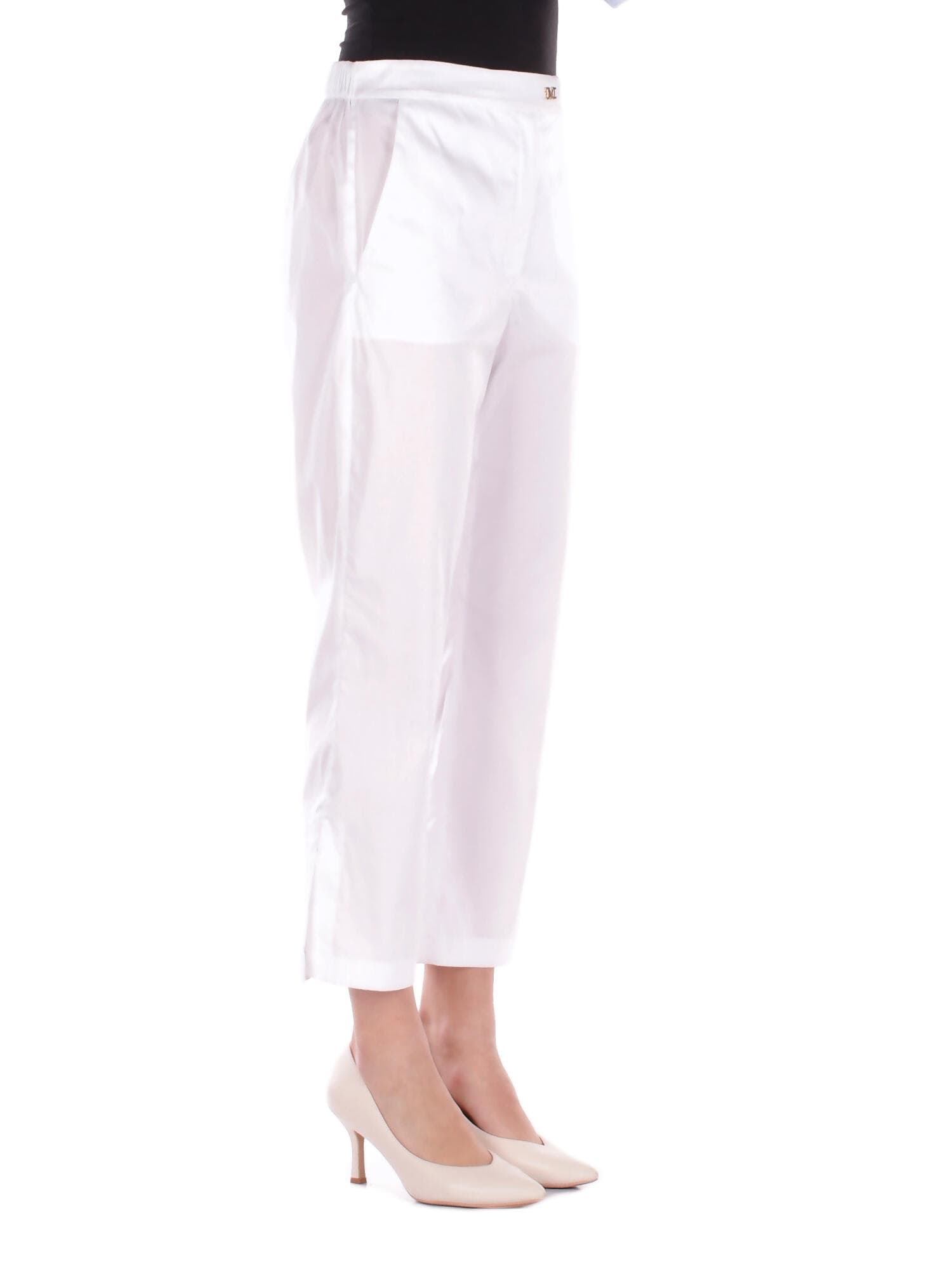 MAX MARA BEACHWEAR  Pantaloni Bianco ottico - 6