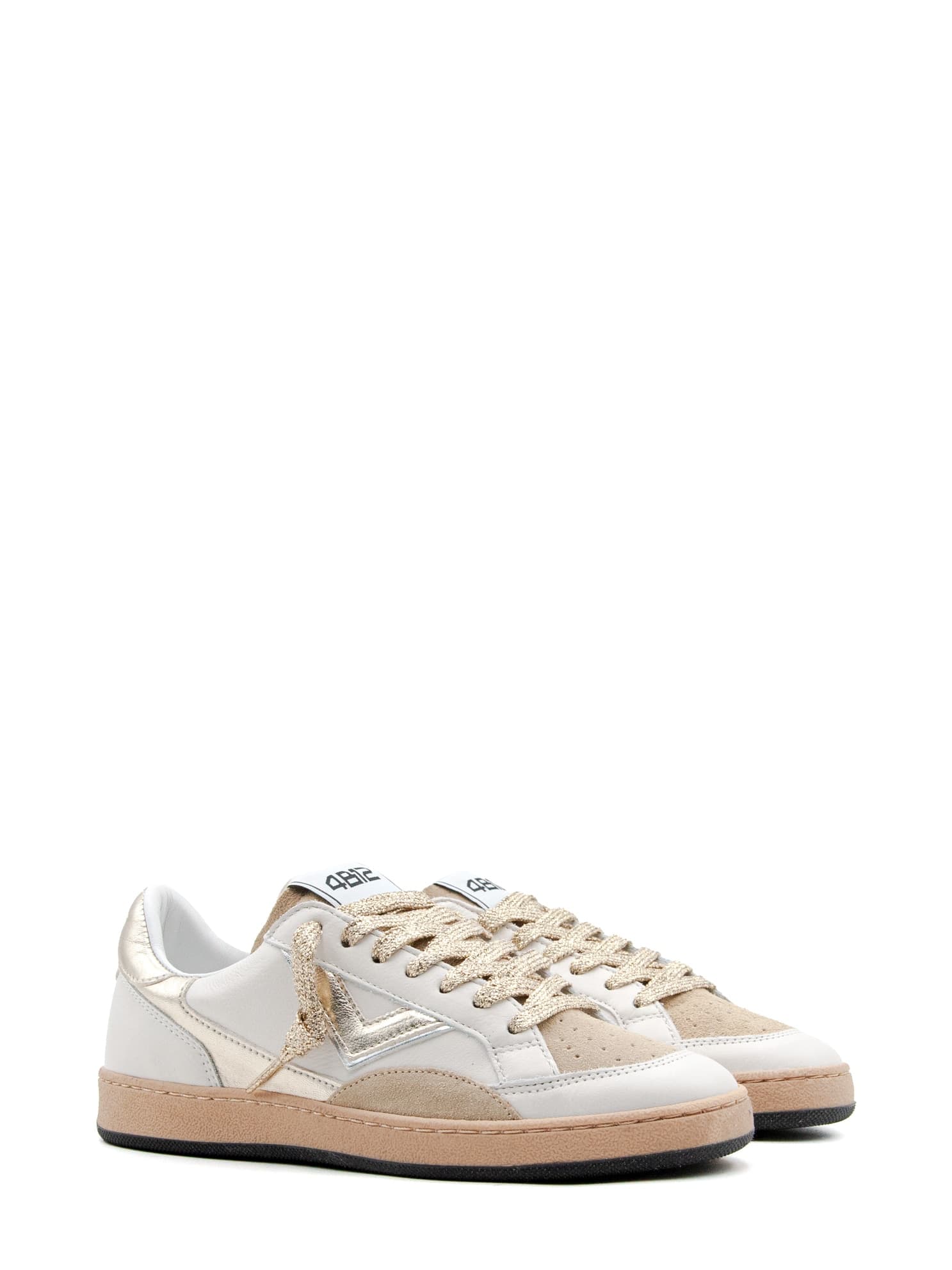 4B12  Sneakers Bianco - 2