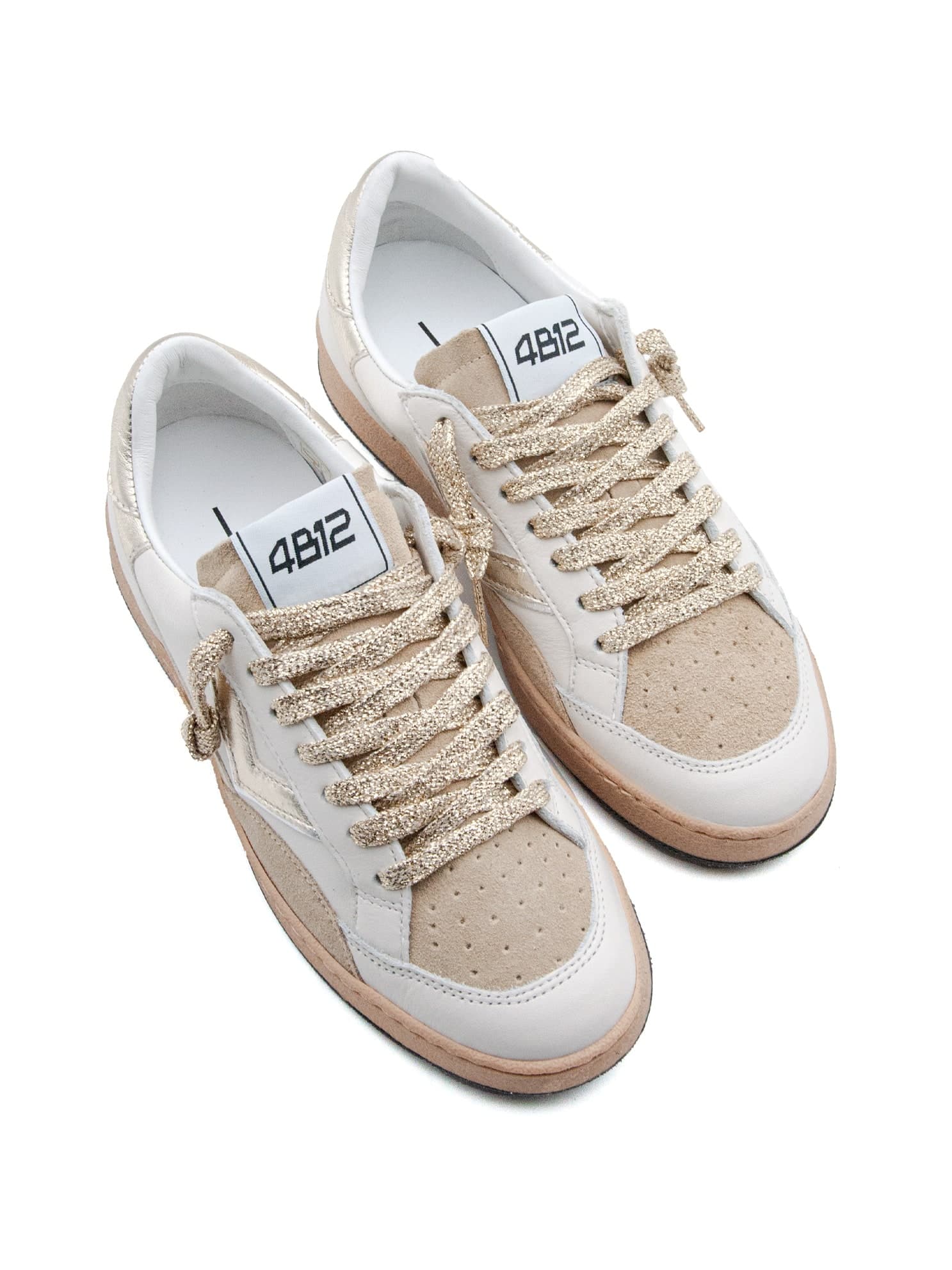 4B12  Sneakers Bianco - 6