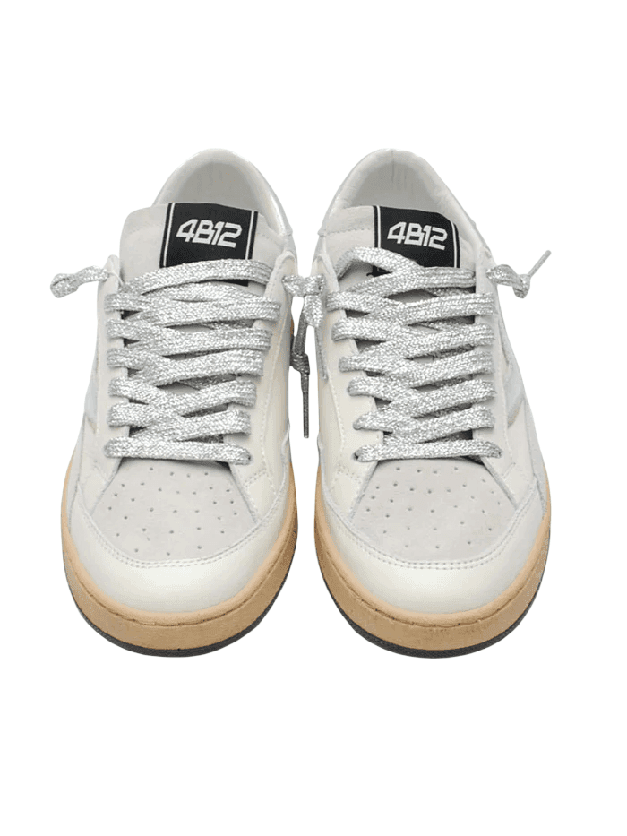 4B12  Sneakers Bianco - 4