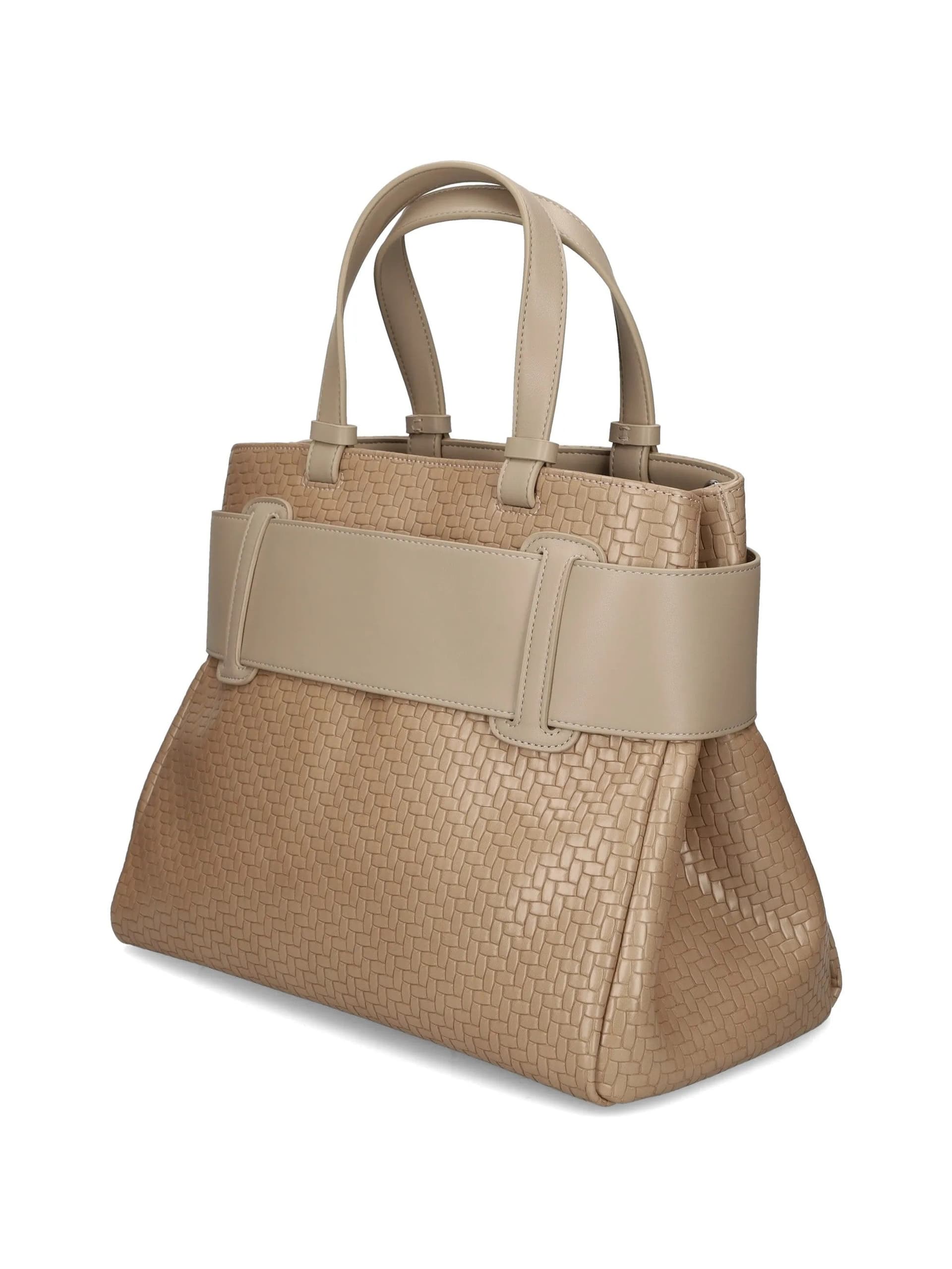 Armani Exchange  - Borsa a Mano Beige da Donna - 2