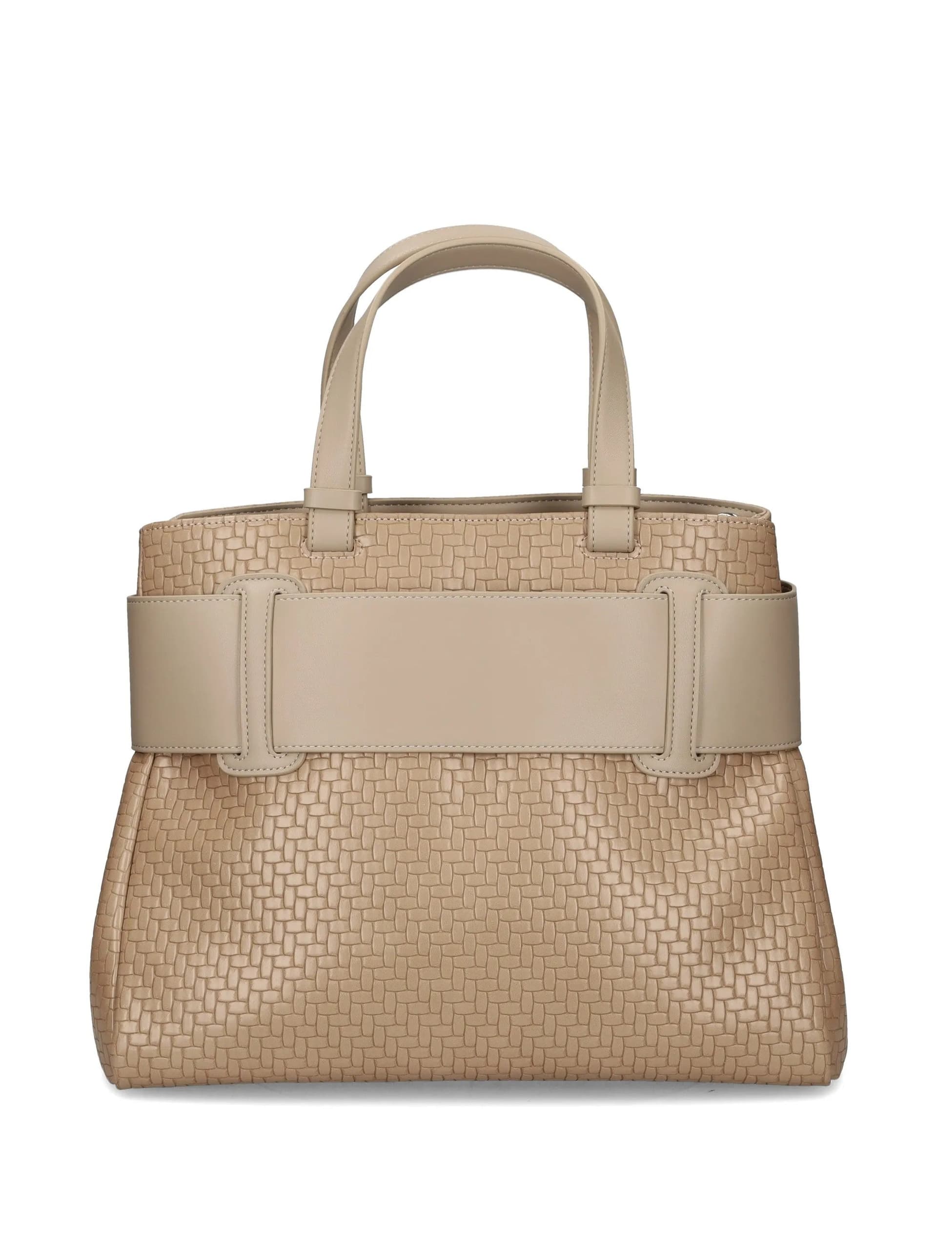 Armani Exchange  - Borsa a Mano Beige da Donna - 5