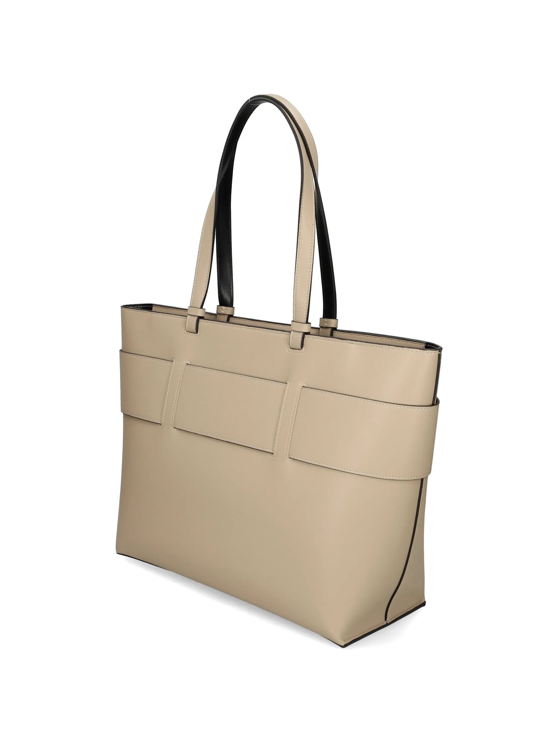 Armani Exchange  - Borsa a Mano Beige da Donna - 2
