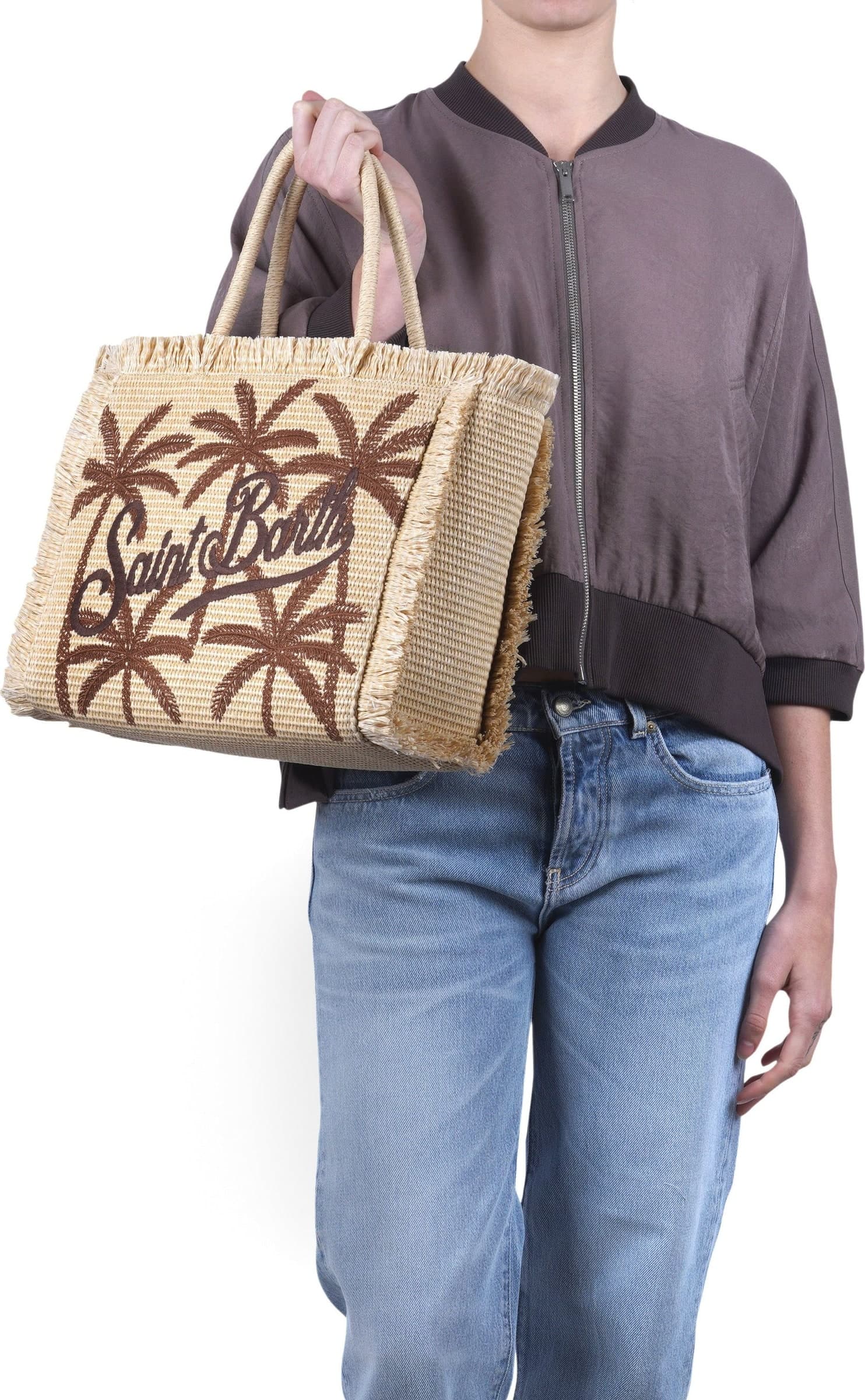 MC2 SAINT BARTH MC2 Saint Barth - Borsa grande - 471021 - Beige/Moro - 2
