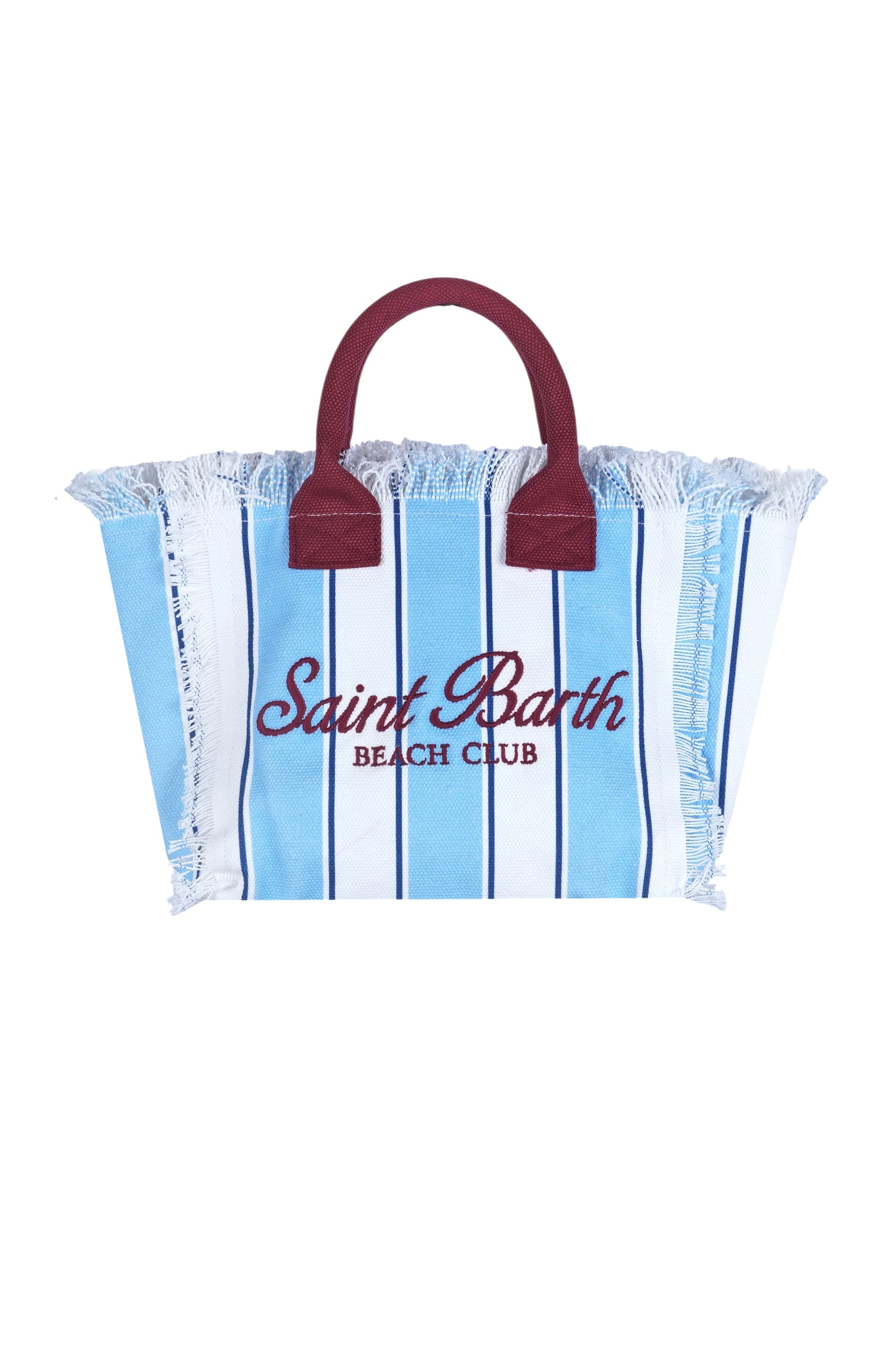 MC2 SAINT BARTH MC2 Saint Barth - Borsa media - 471044 - Bianco/Azzurro - 7
