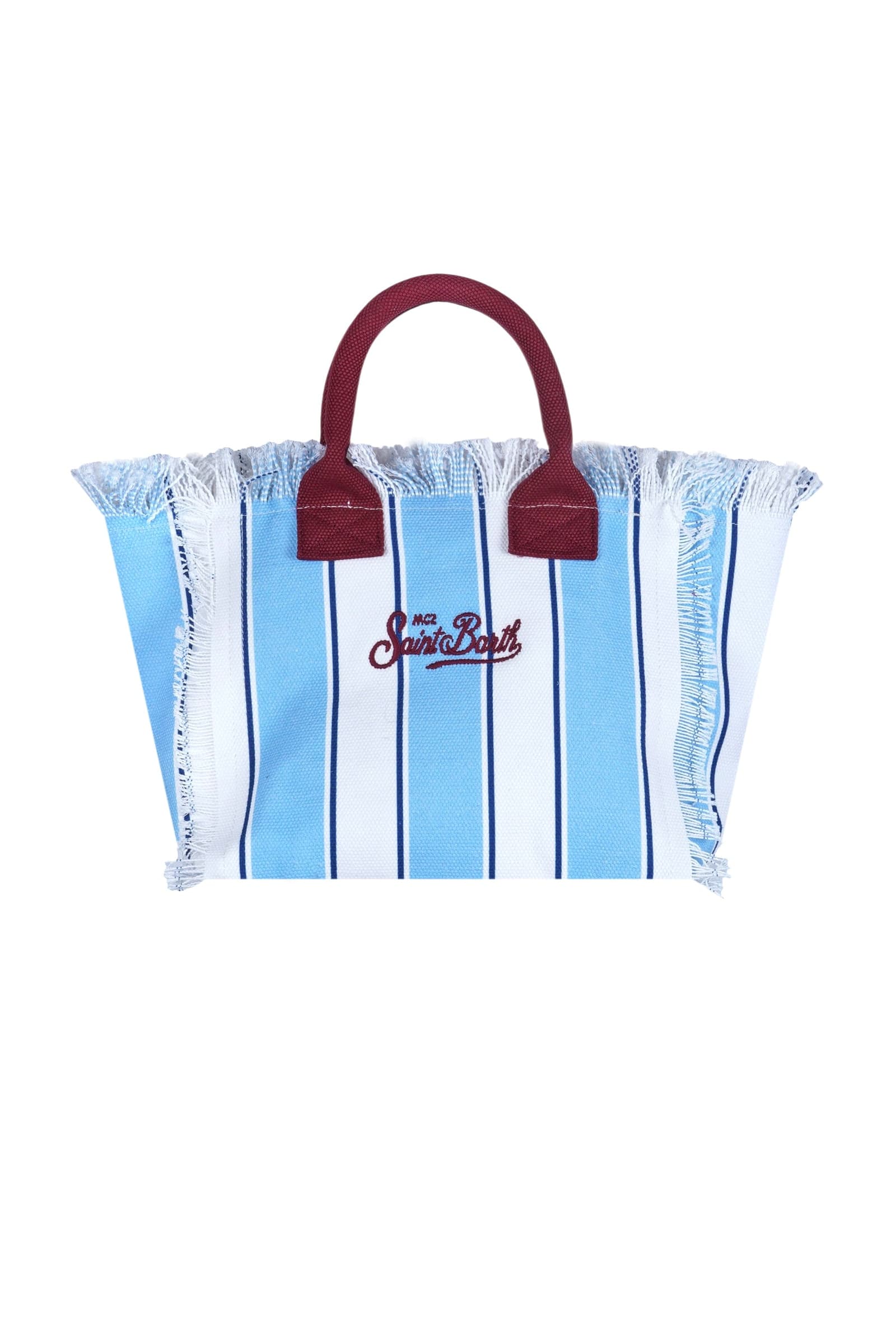 MC2 SAINT BARTH MC2 Saint Barth - Borsa media - 471044 - Bianco/Azzurro - 4